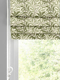 William Morris roman blind Moss Green Willow Bough design - British product