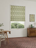 William Morris roman blind Moss Green Willow Bough design - British product