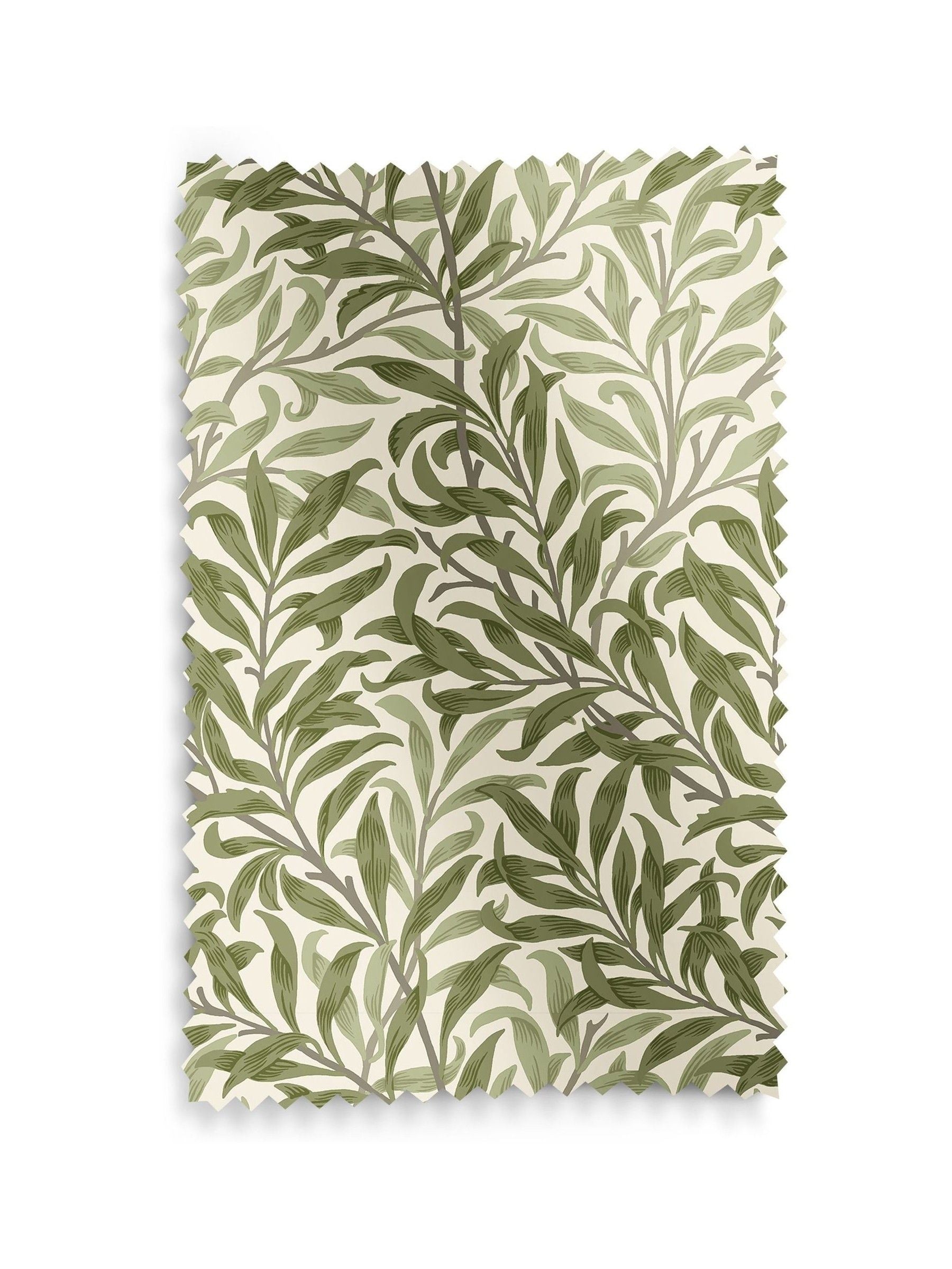 William Morris roman blind Moss Green Willow Bough design - British product