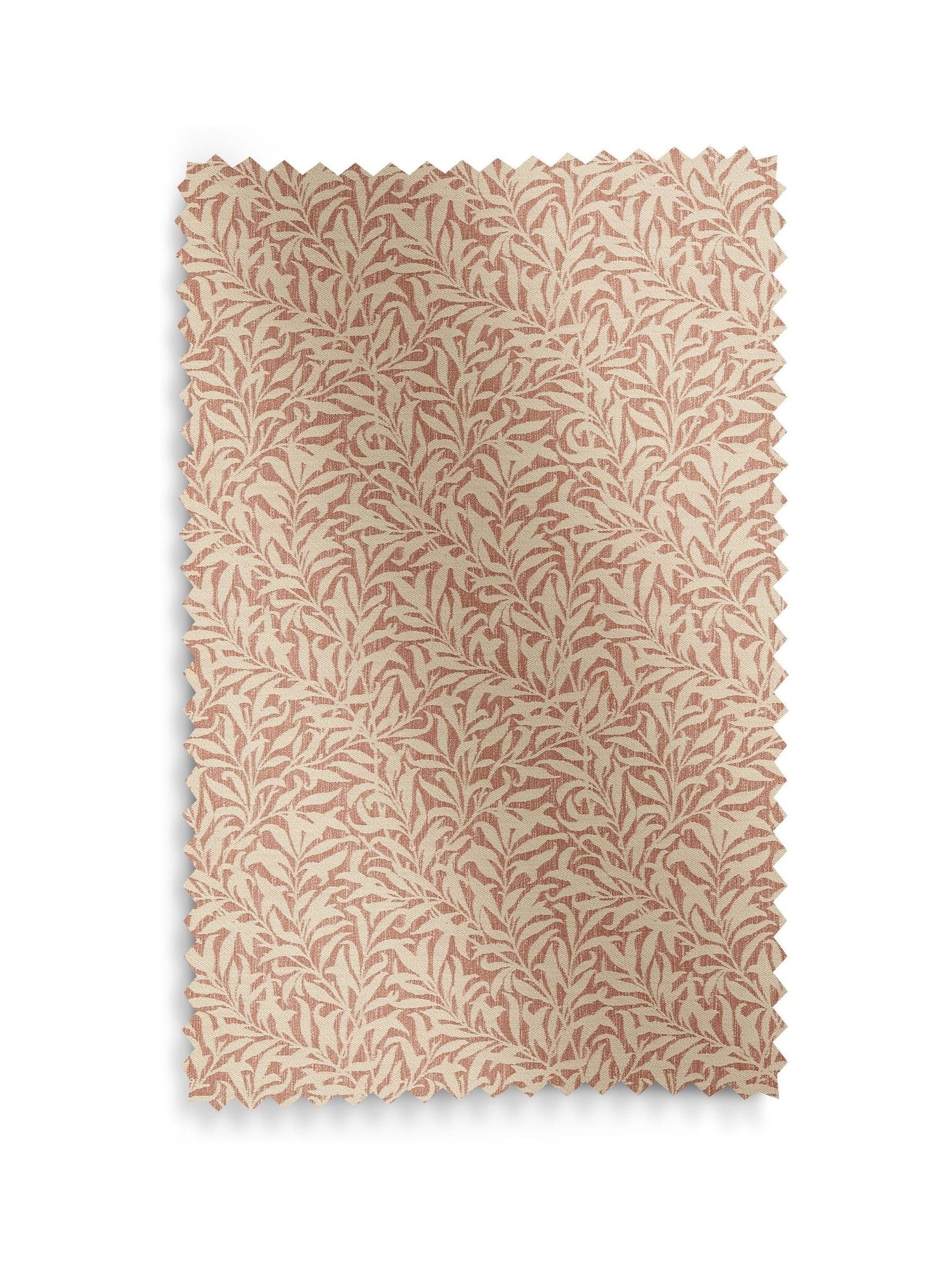 William Morris Willow Bough roman blind brick orange - British product