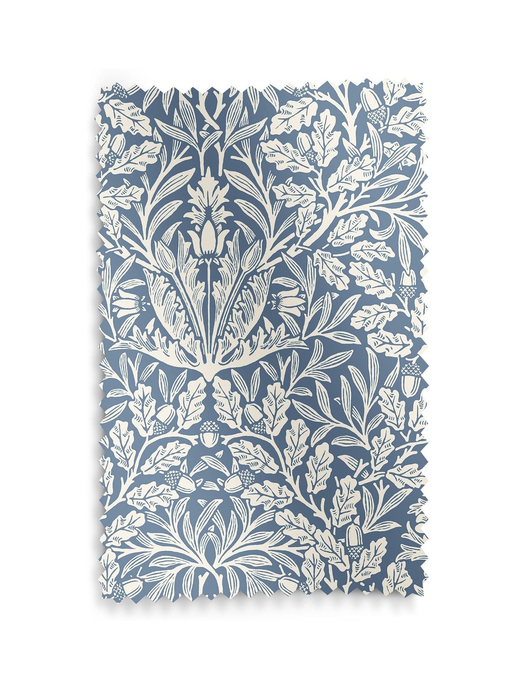 William Morris At Home River Blue Acorn curtains, UK version