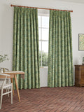 William Morris Apple Green Foliage made to measure curtains, UK version