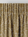 William Morris Compton Silhouette velvet curtains natural - British product