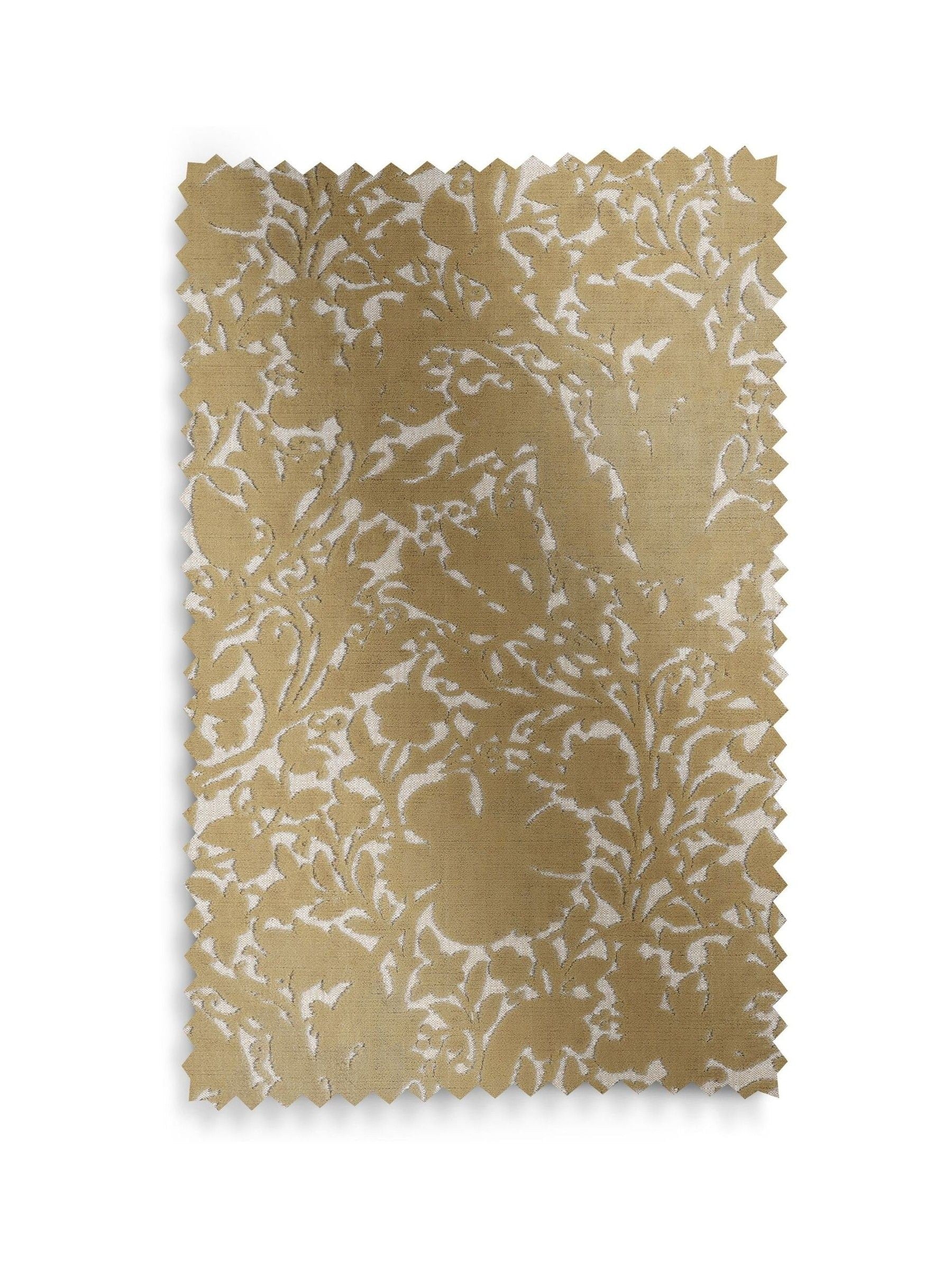 William Morris Compton Silhouette velvet curtains natural - British product