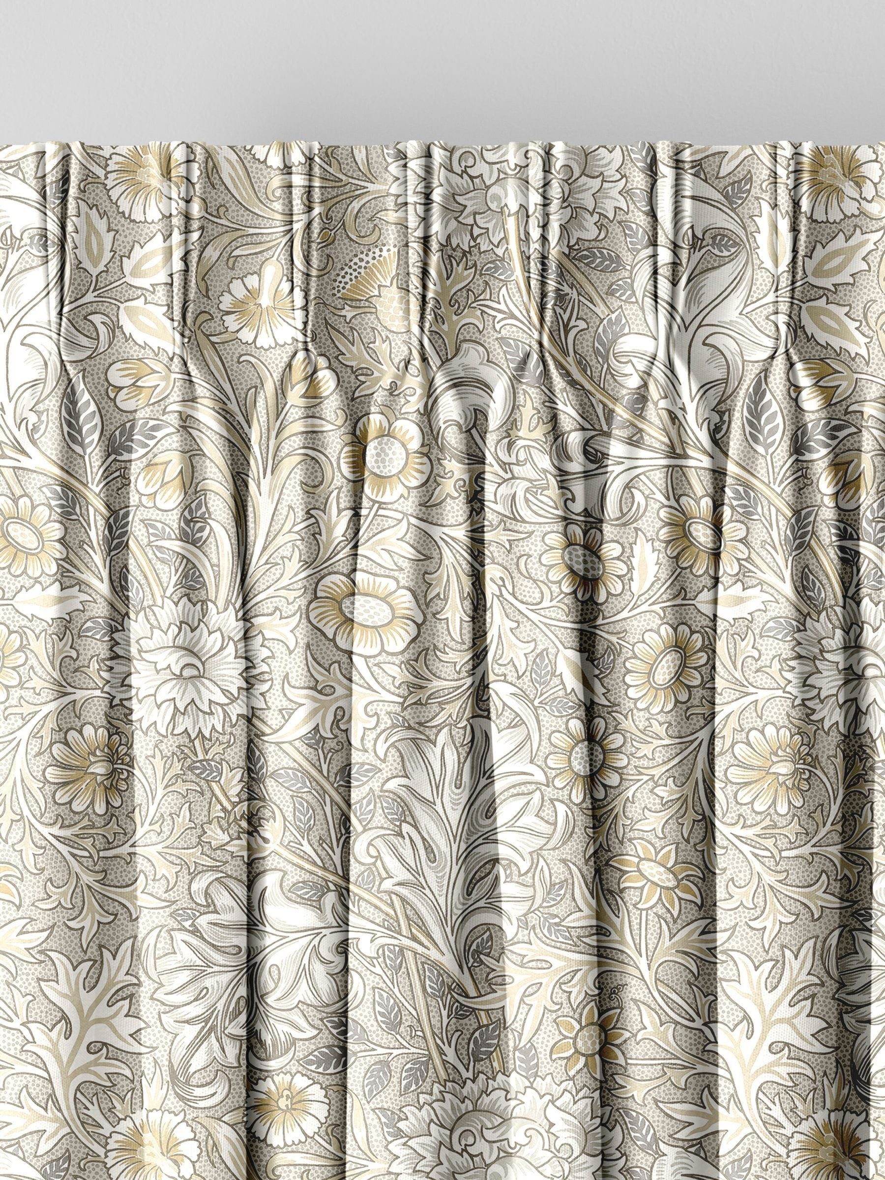 William Morris Double Bough natural cotton curtains (British brand)