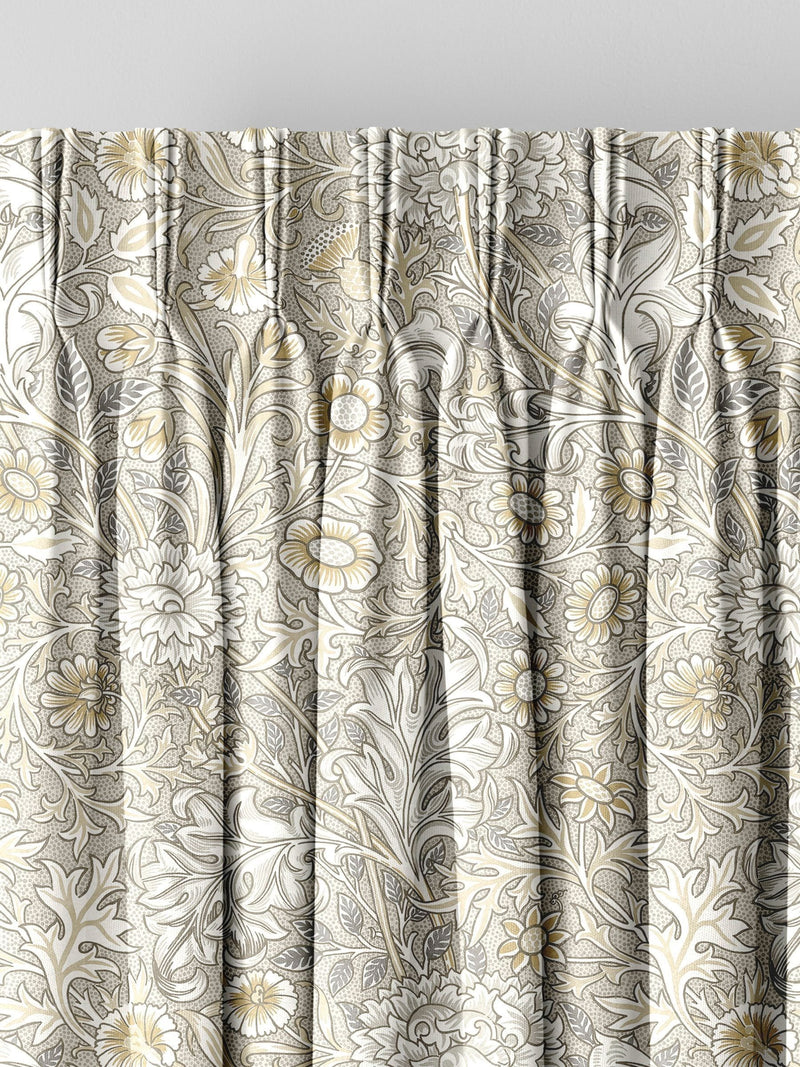 William Morris Double Bough natural cotton curtains (British brand)