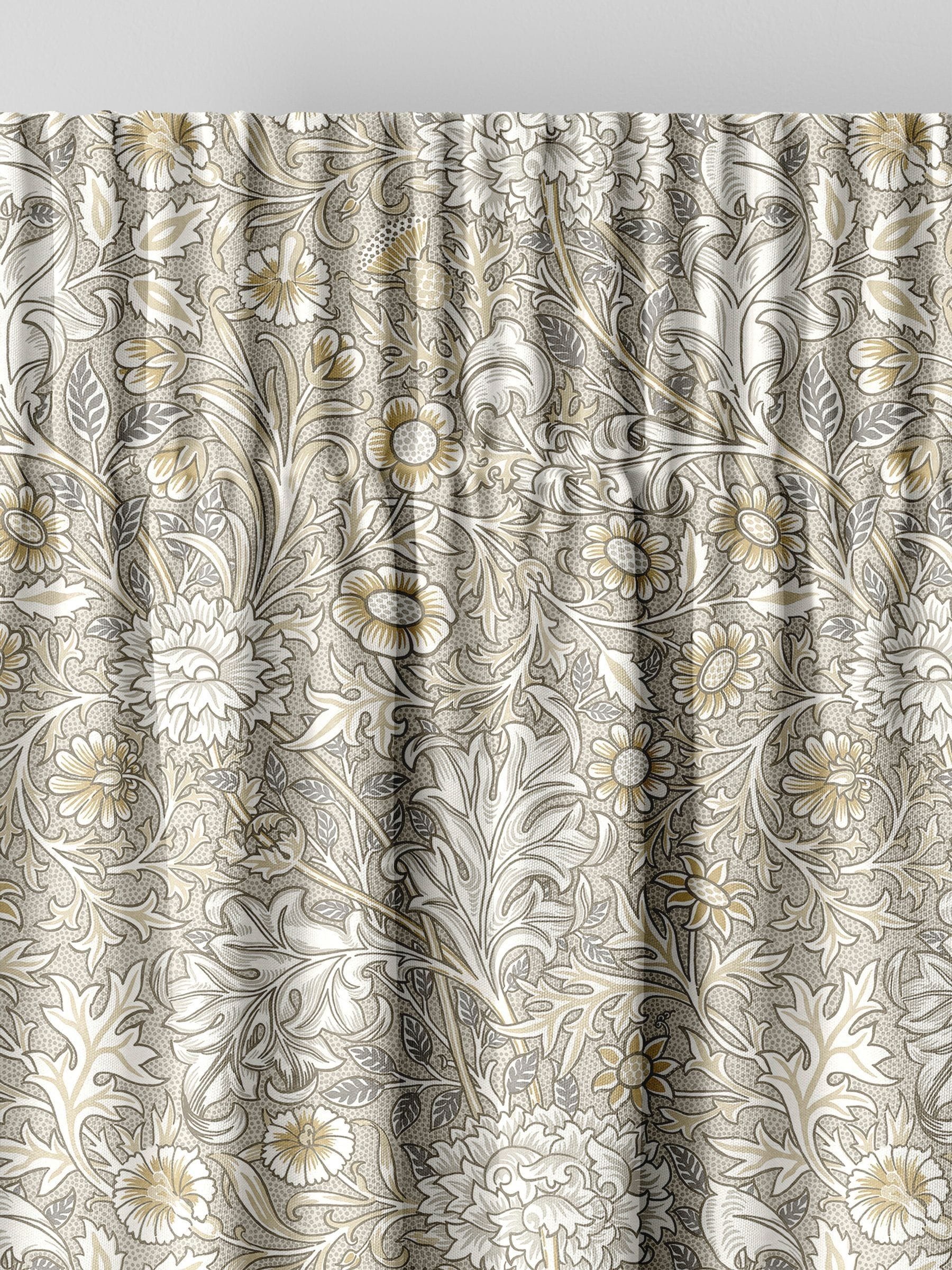 William Morris Double Bough natural cotton curtains (British brand)