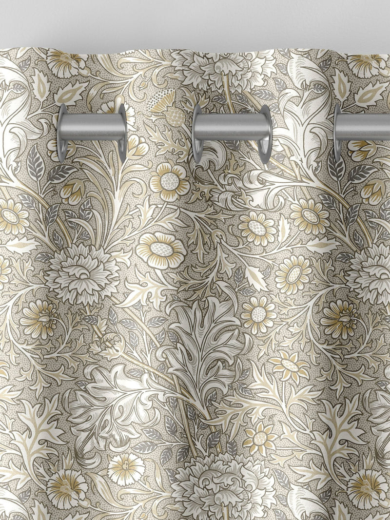 William Morris Double Bough natural cotton curtains (British brand)
