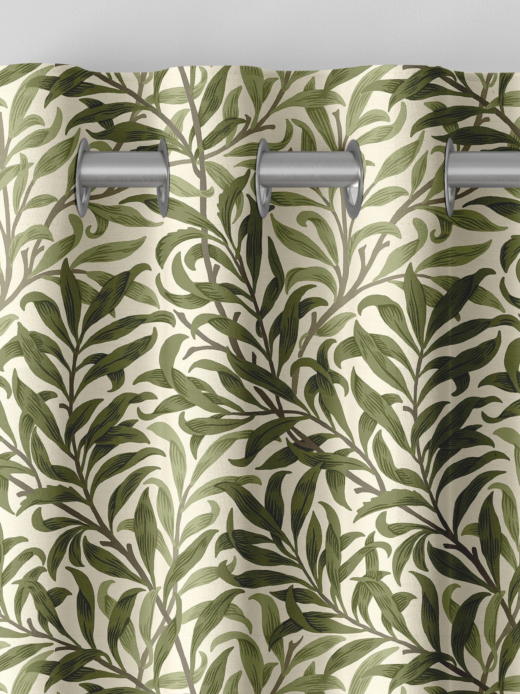 William Morris Moss Green Willow Bough curtains - British product