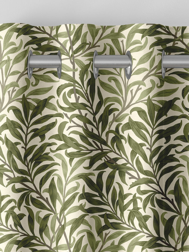 William Morris Moss Green Willow Bough curtains - British product