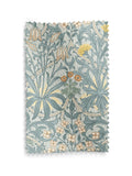William Morris blue Woodland Weeds design curtains - British product