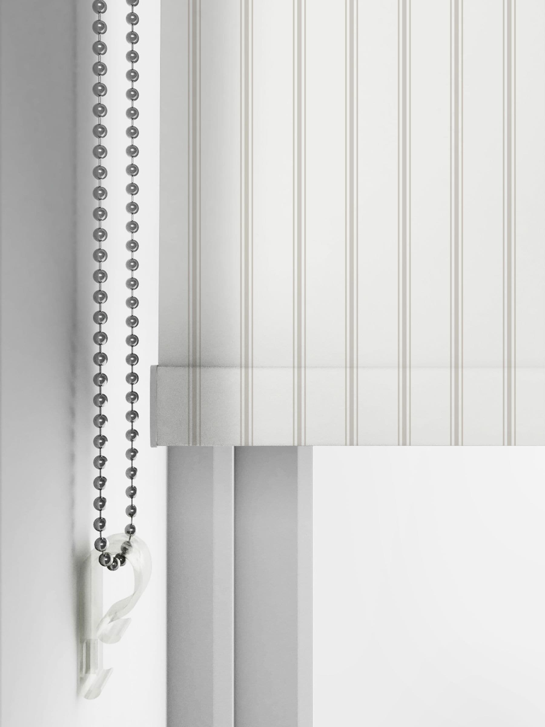Laura Ashley Natural Farnworth roller blind stripe design, UK version