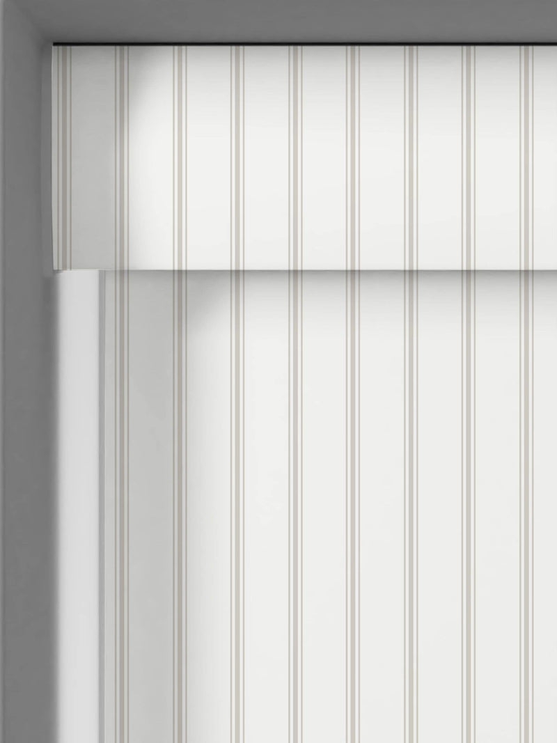 Laura Ashley Natural Farnworth roller blind stripe design, UK version