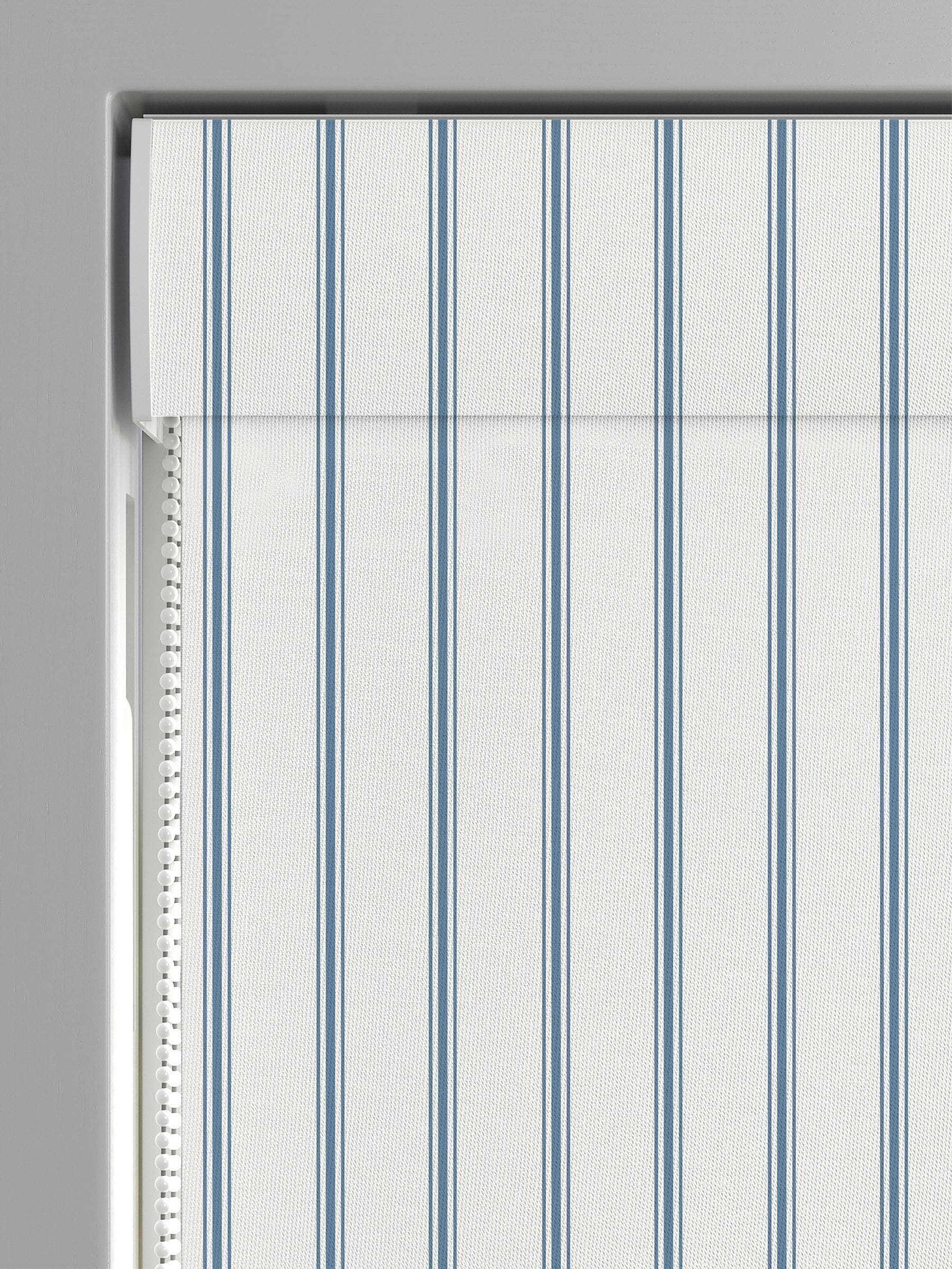 Laura Ashley Dusky Blue Farnworth Roman Blind - British product