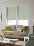 Laura Ashley Moss Green Sweet Alyssum roman blind - British product
