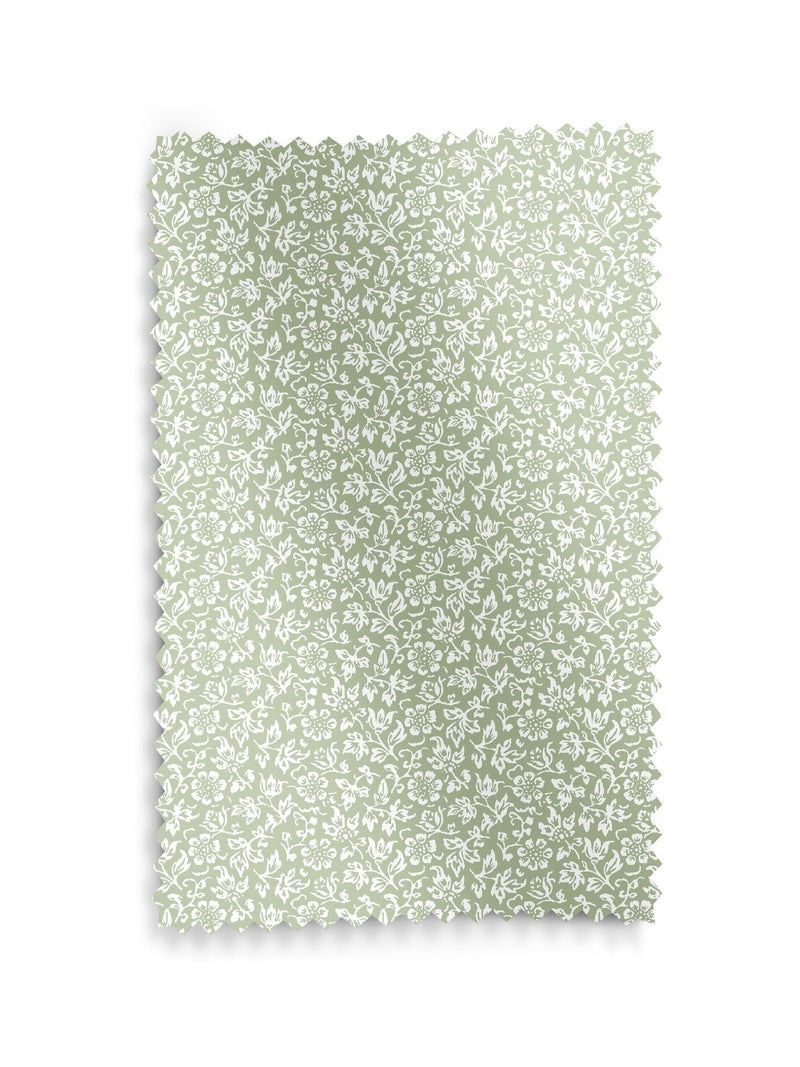 Laura Ashley Moss Green Sweet Alyssum roman blind - British product