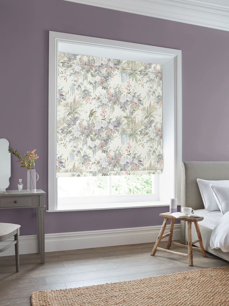 Laura Ashley purple roman blind Linlithgow 820x1150mm (British brand)