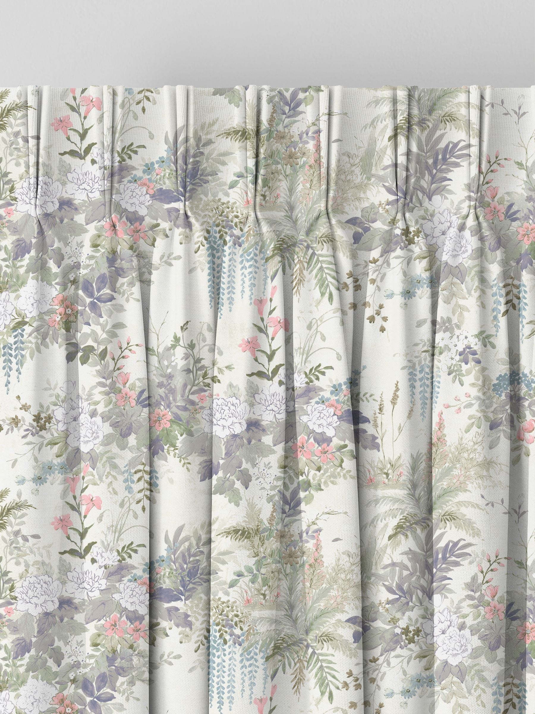 Laura Ashley purple Linlithgow made to measure curtains 100% cotton - British product