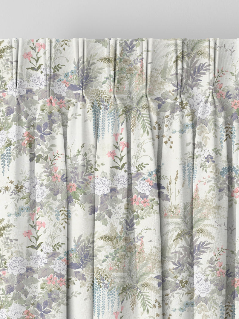 Laura Ashley purple Linlithgow made to measure curtains 100% cotton - British product