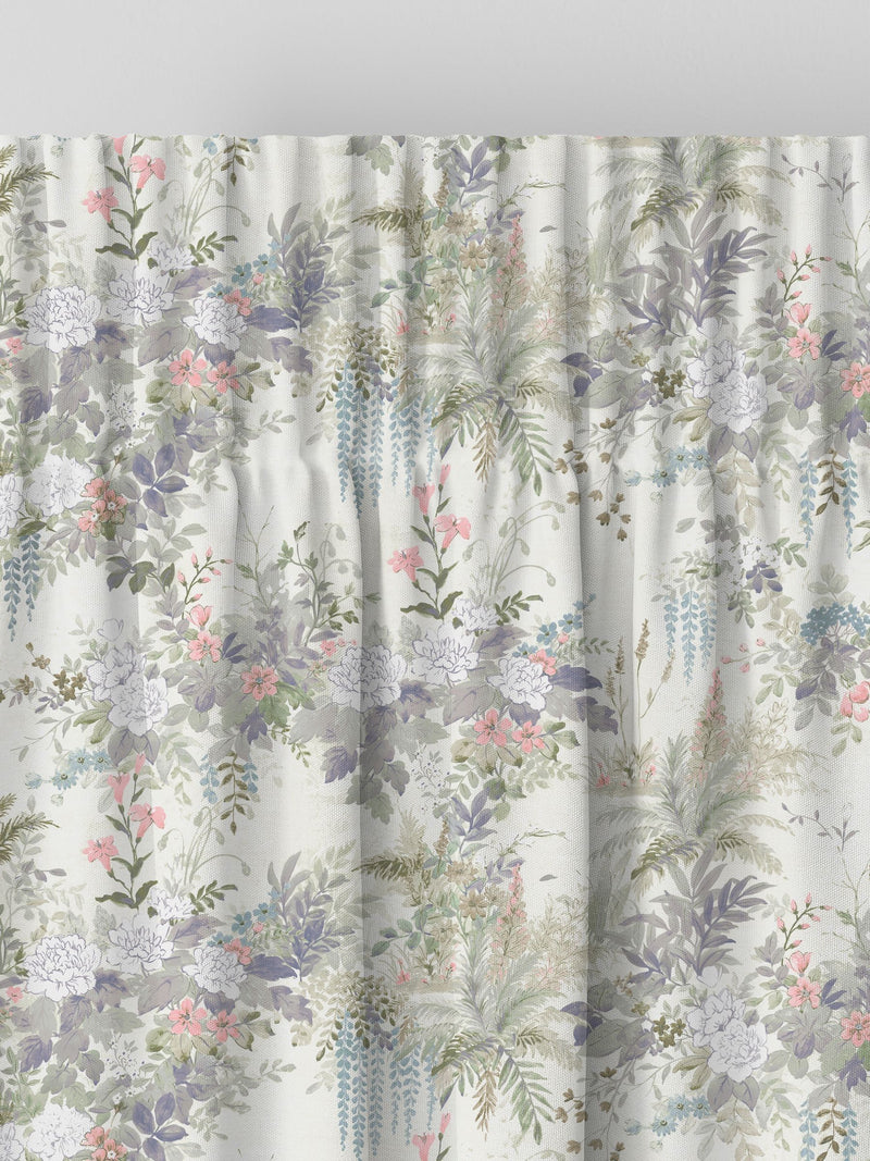 Laura Ashley purple Linlithgow made to measure curtains 100% cotton - British product