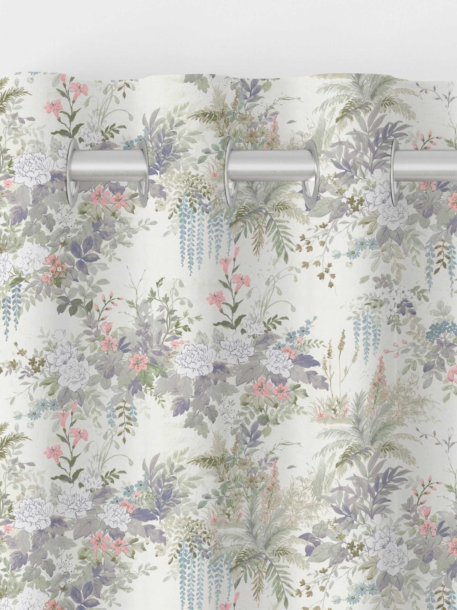 Laura Ashley purple Linlithgow made to measure curtains 100% cotton - British product