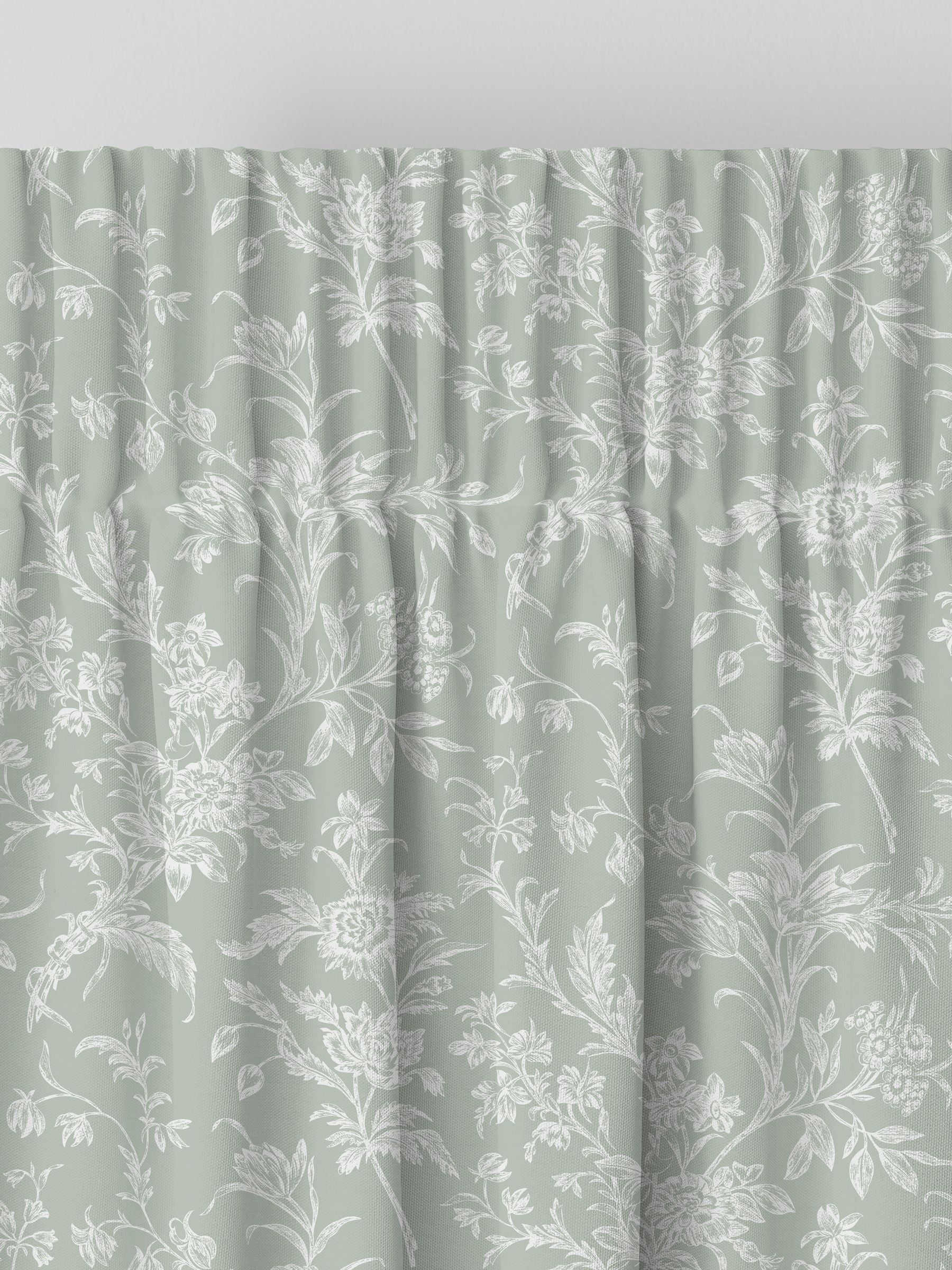 Laura Ashley Lloyd sage green curtains, imported from the UK