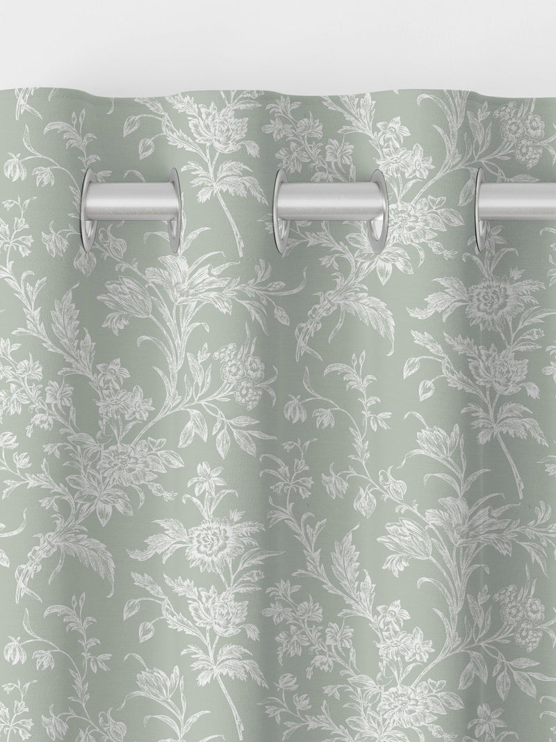 Laura Ashley Lloyd sage green curtains, imported from the UK