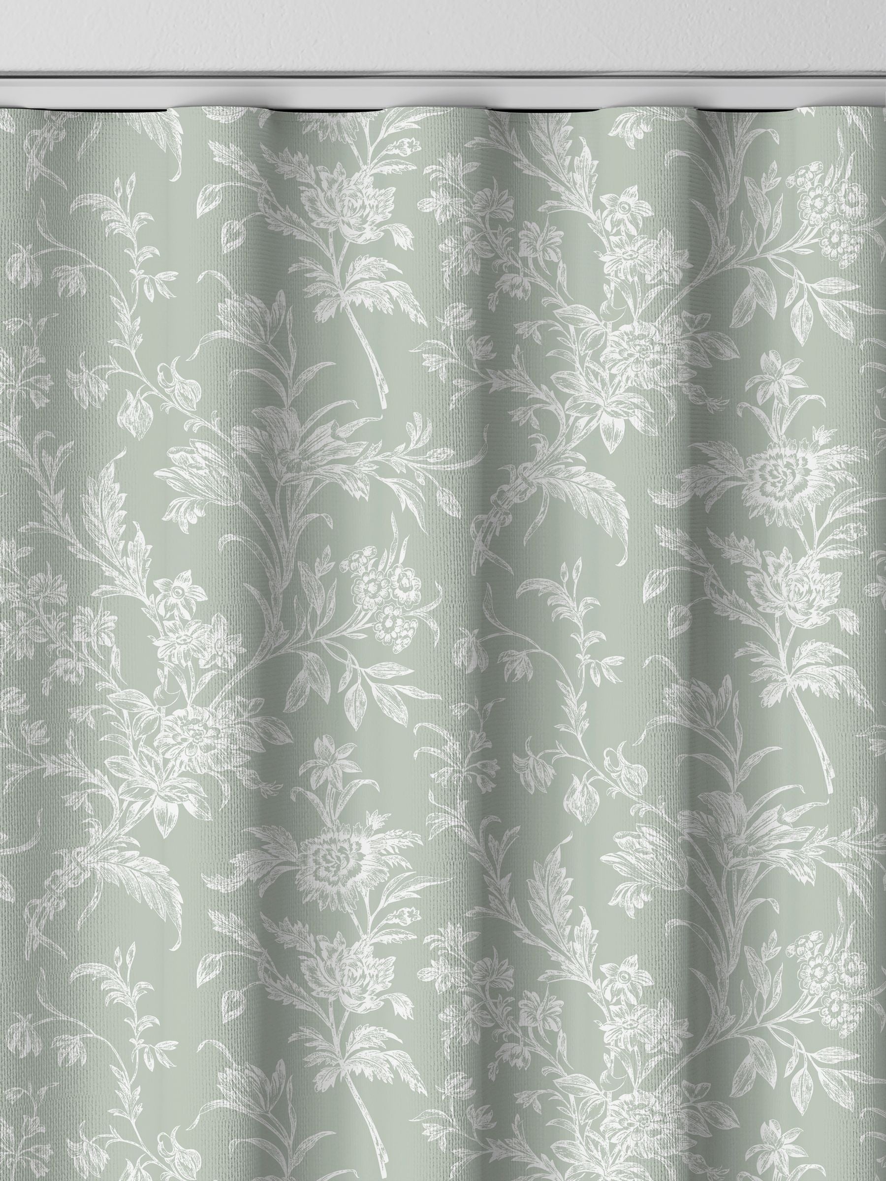Laura Ashley Lloyd sage green curtains, imported from the UK