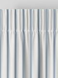 Laura Ashley Farnworth dusky blue stripe curtains, imported from the UK