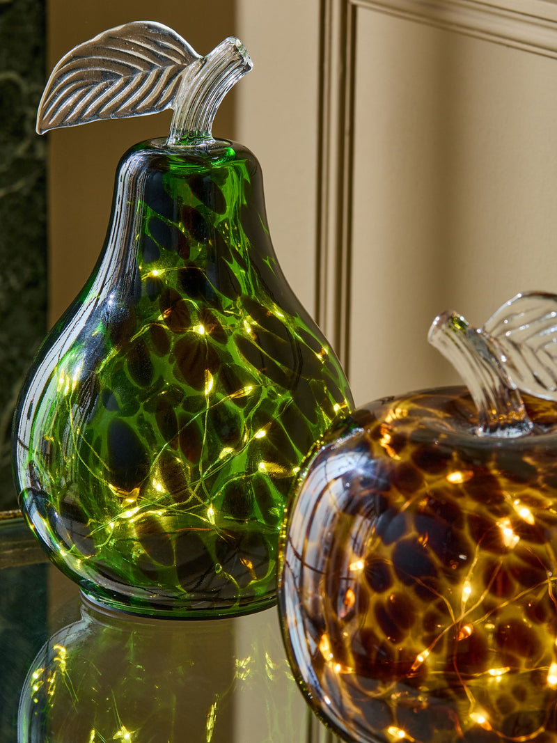 Apple and pear confetti feature lights set of 2 - British product