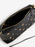 Rockett St George Black Icon Stud cross-body bag, imported from the UK