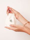 Lauren Ralph Lauren gold tone logo stud earrings, UK version