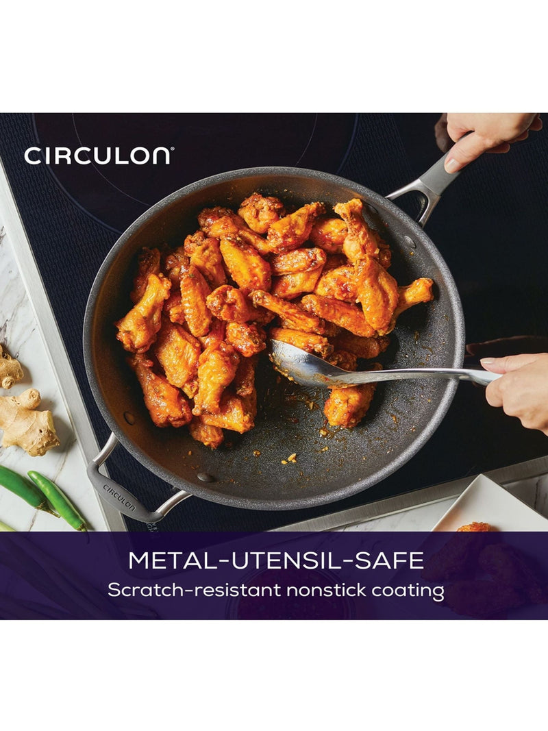 Circulon Grey Scratch Defense Extreme 34cm frying pan - British product