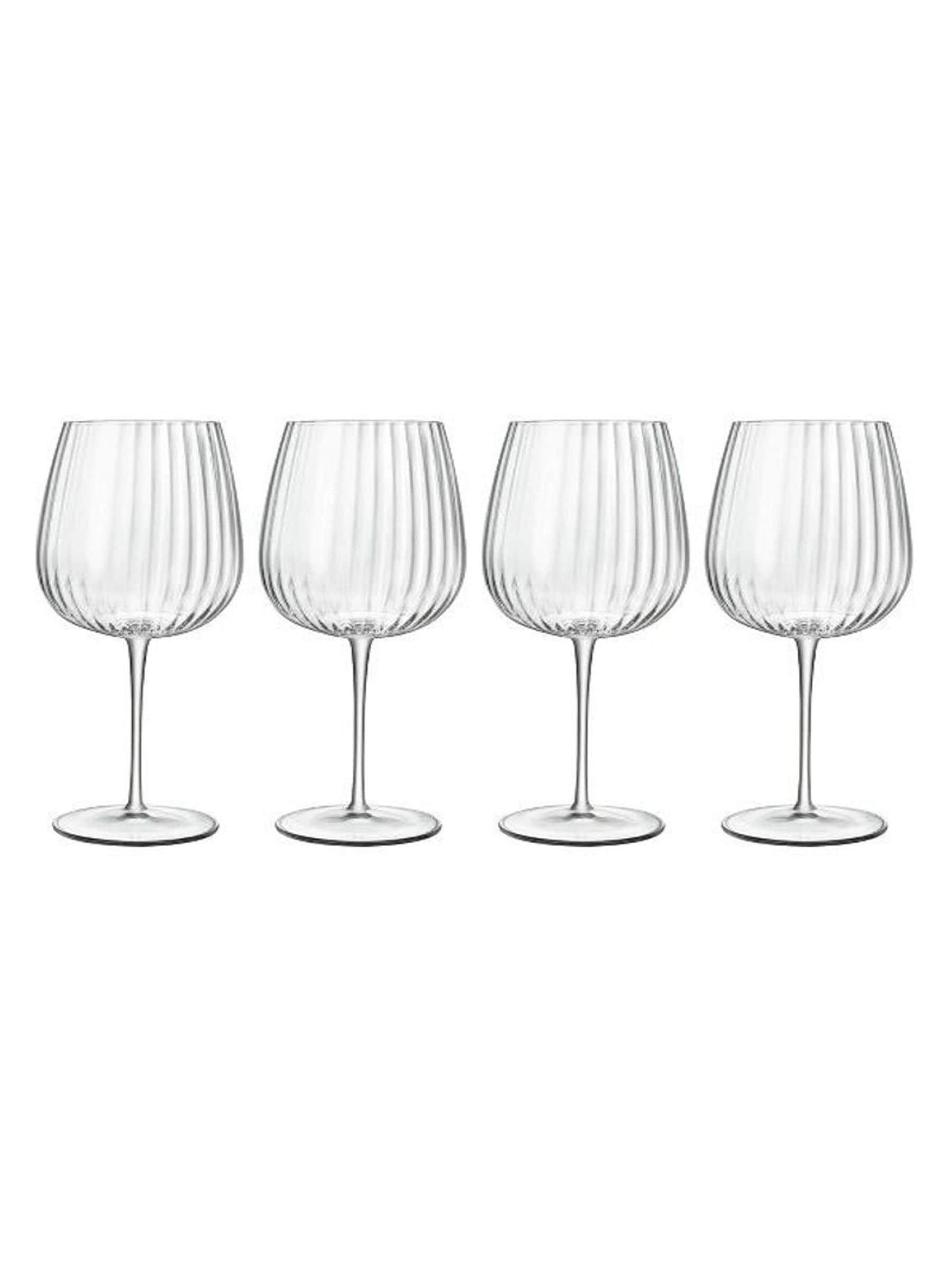 Luigi Bormioli Optica gin glasses set of 4, imported from the UK