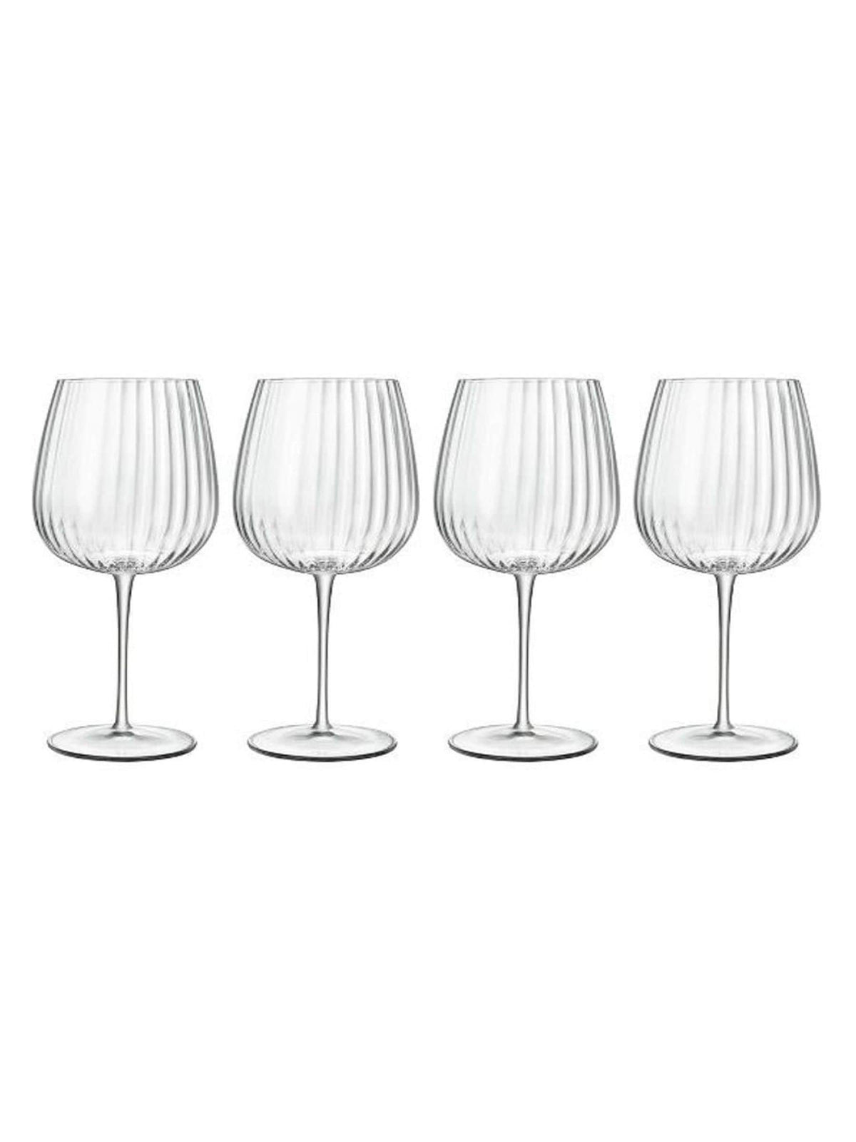 Luigi Bormioli Optica gin glasses set of 4, imported from the UK