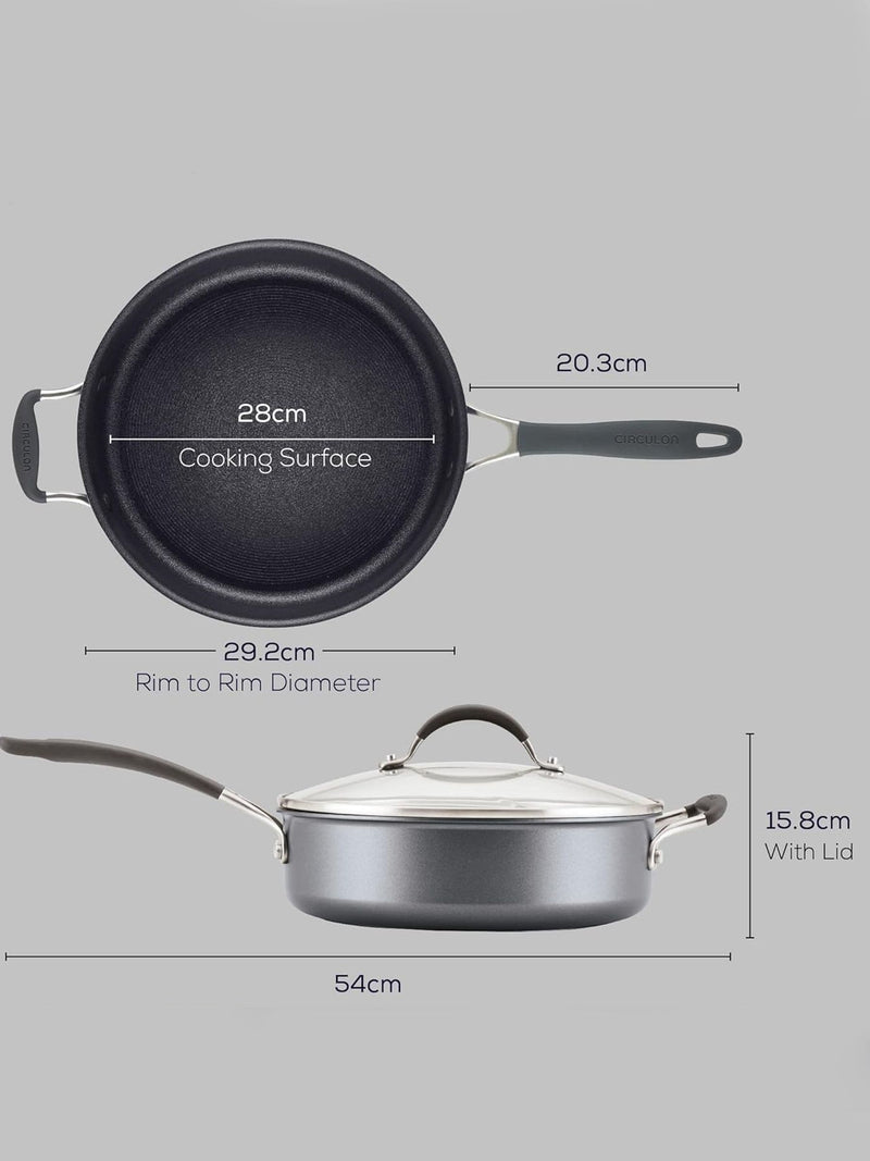 Circulon ScratchDefense Extreme non-stick saute pan 28cm, UK version