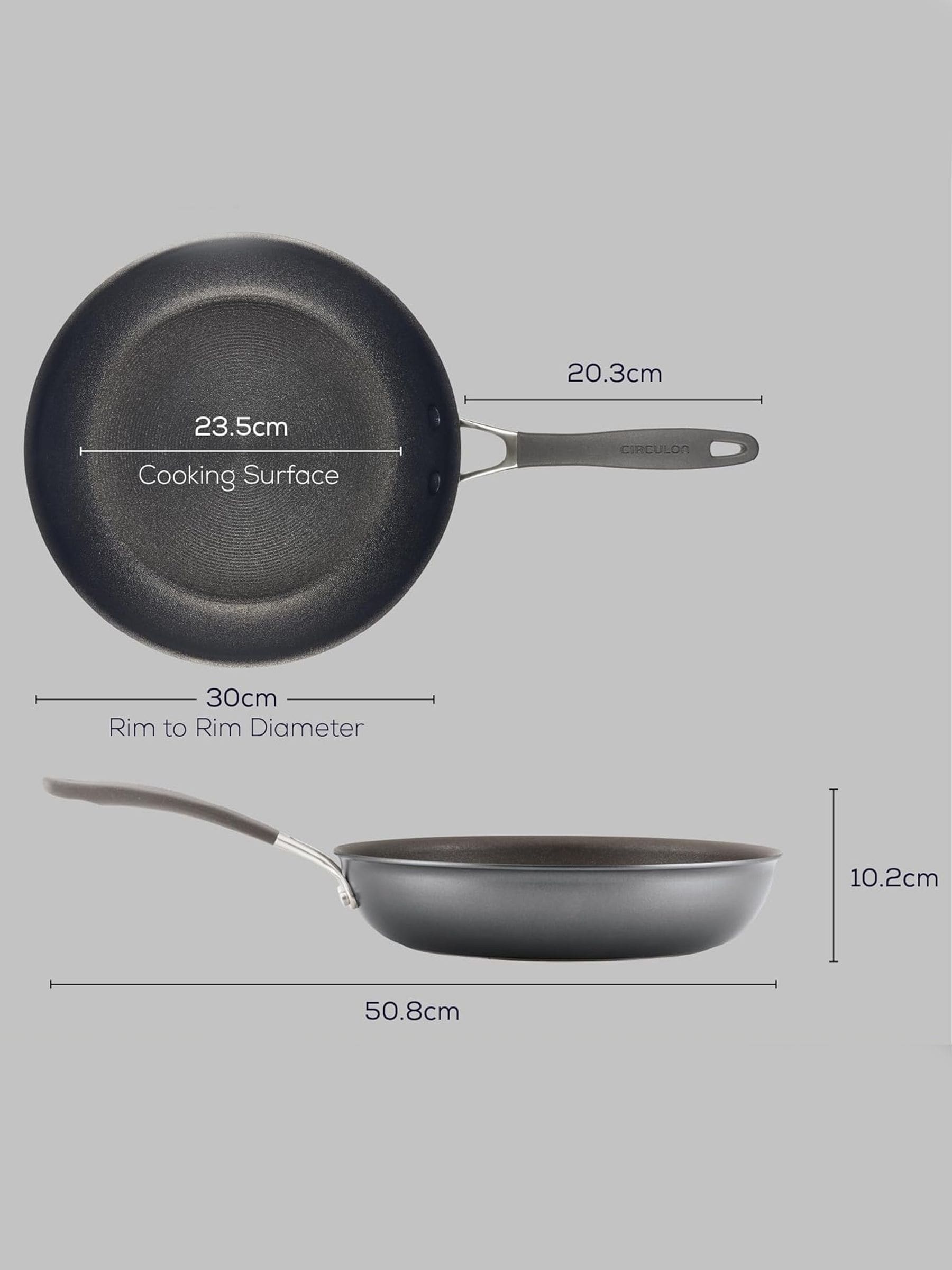 Circulon Scratch Defense Extreme frying pan 30cm, imported from the UK