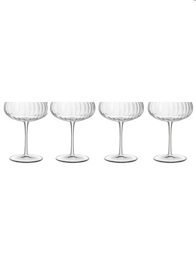 Next Luigi Bormioli Graue Optica Champagnergläser, Set von 4 – Jetzt bei McGrocer kaufen