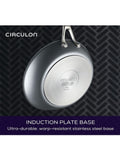 Circulon grey nonstick cookware set with scratch defense, 5 pieces - British product