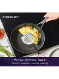 Circulon grey nonstick cookware set with scratch defense, 5 pieces - British product