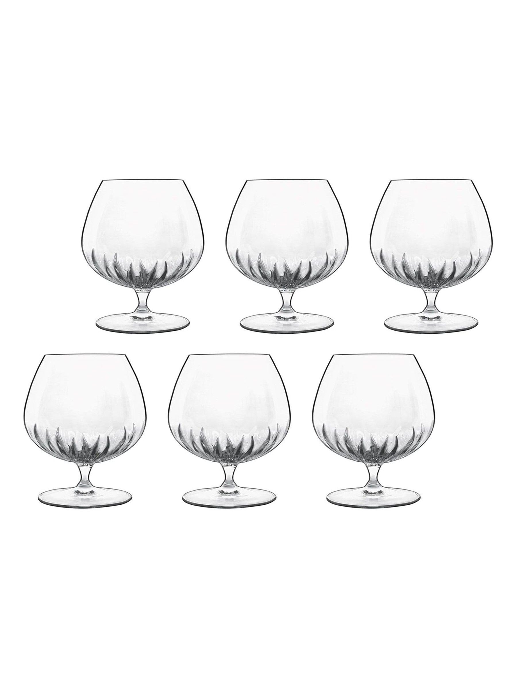 Luigi Bormioli grey mixology cognac glasses set of 6, UK version