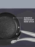 Prestige Grey Scratch Guard Frying Pan Set