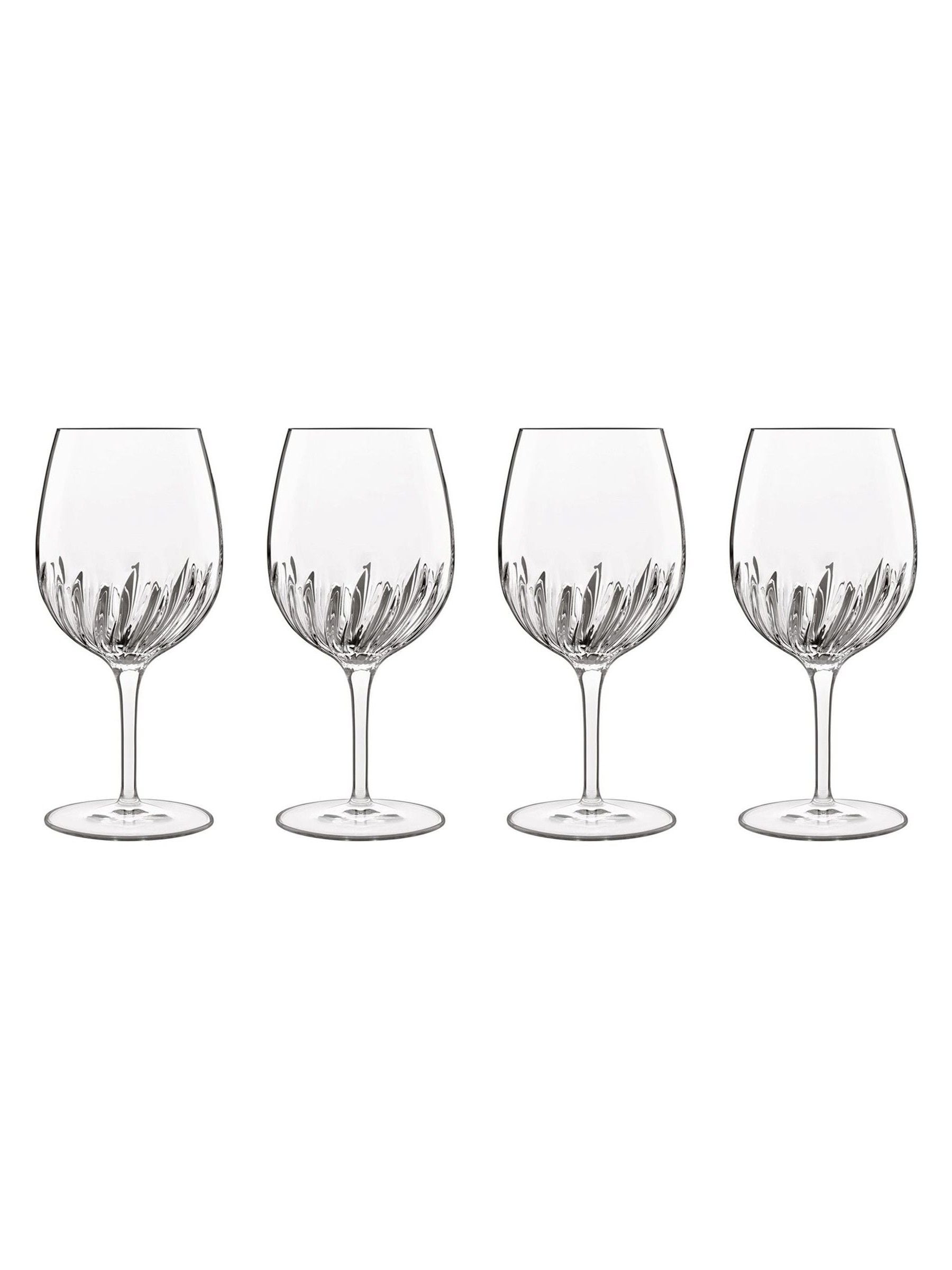 Luigi Bormioli set of 4 grey mixology spritz glasses, UK version