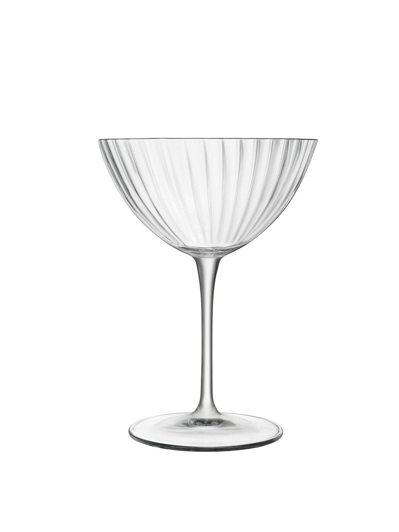 Luigi Bormioli Grey Optica martini glasses set of 4, UK version