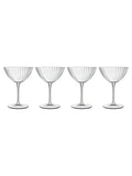 Luigi Bormioli Grey Optica martini glasses set of 4, UK version