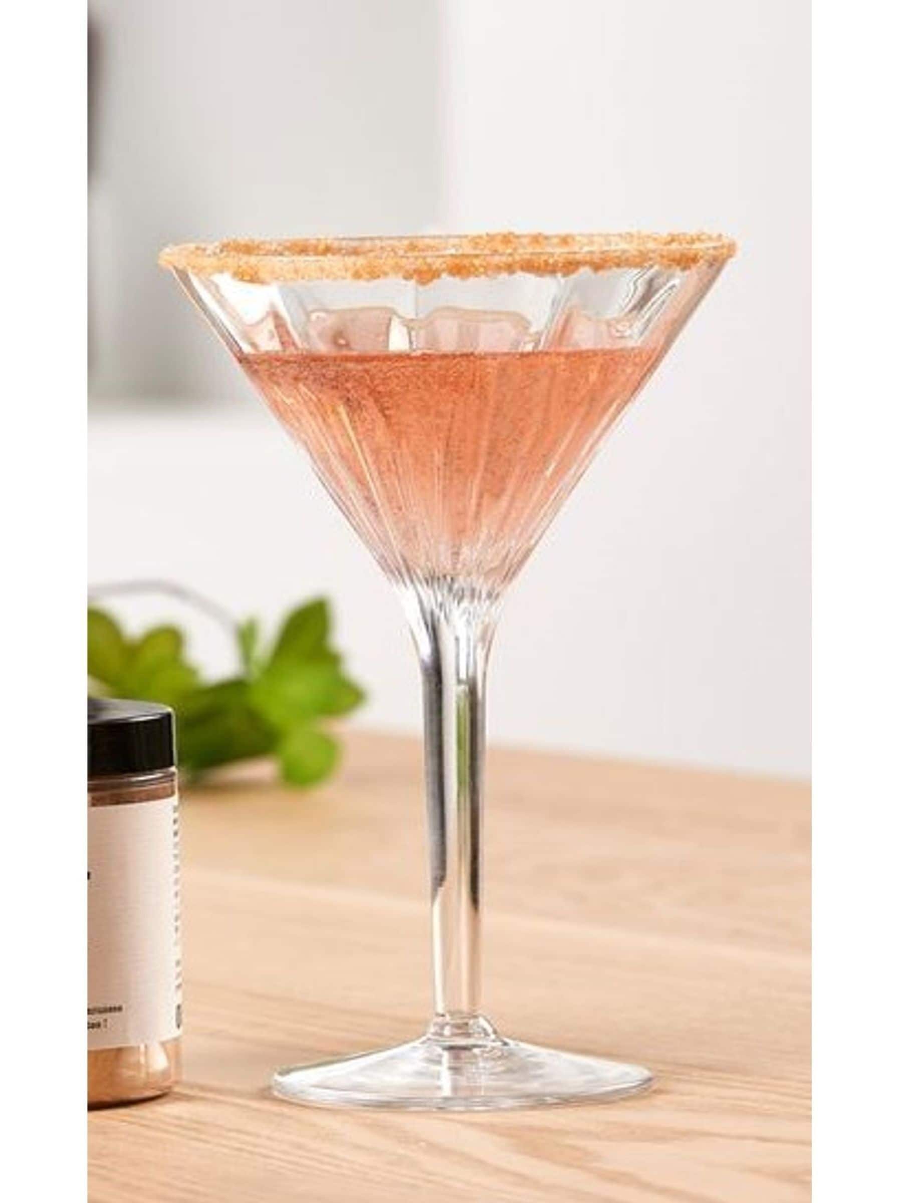 Luigi Bormioli grey martini glasses set of 4, UK version