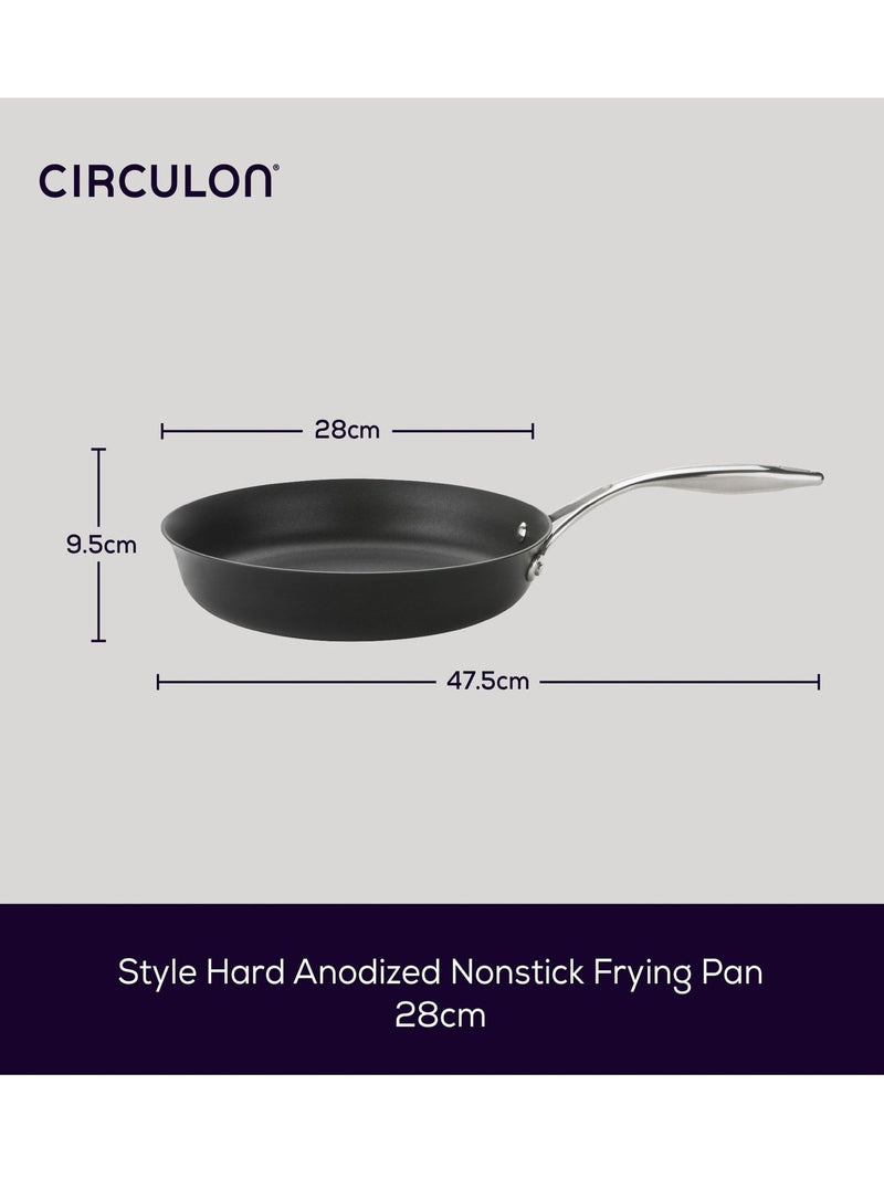 Circulon hard anodised 28cm frying pan (British brand)