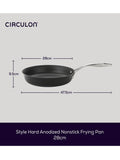 Circulon hard anodised 28cm frying pan (British brand)