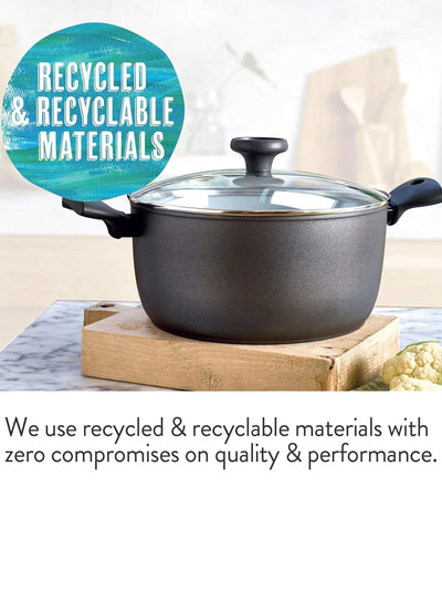Next Prestige Grey Earthpan Ceramic Non Stick Stock Pot- Buy online at McGrocer