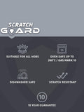 Prestige 5 Piece Grey Scratch Guard Non-Stick Aluminium Cookware Set, imported from the UK